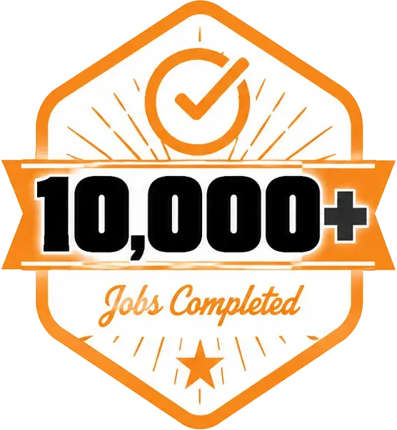 10,000+ jobs completed