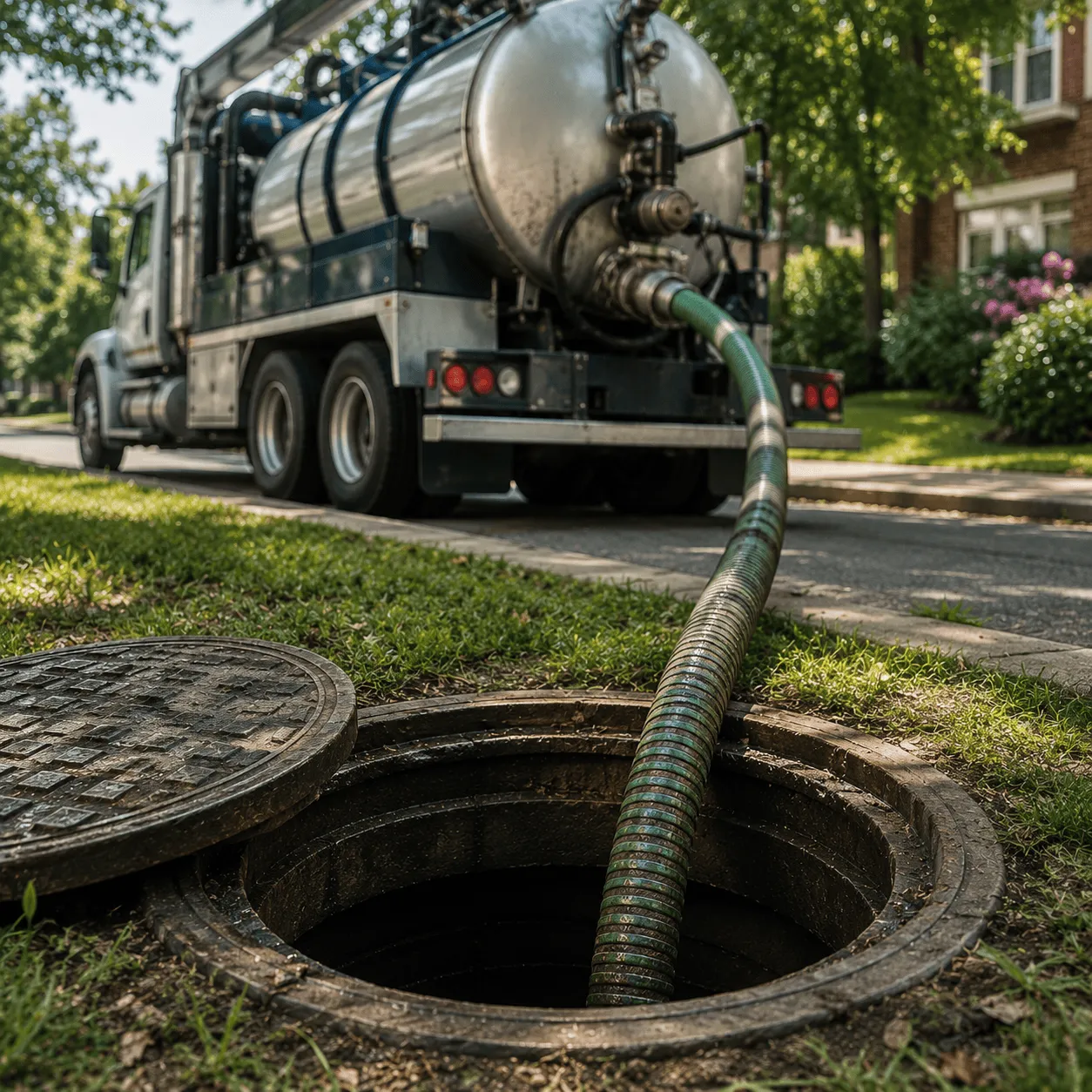 Reliable Pros service truck on a Southern California sewer service call